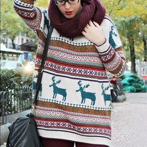 Oasap Nordic/Scandinavian Oversized Sweater